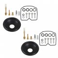 Labwork 2-pack Carburetor Carb Repair Kits Replacement For 1985-1990 Kawasaki 454 Ltd En450a