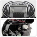 Acanii For Plug Play 2011-2014 Ford F150 Chrome Led Driving Bumper Fog Lights Assembly Driver Passenger Side