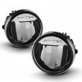 Acanii For Plug Play 2011-2014 Ford F150 Chrome Led Driving Bumper Fog Lights Assembly Driver Passenger Side