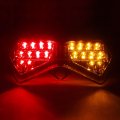 Motorcycle Chrome Led Integrated Blinker Taillight Rear Tail Brake Turn Signals Light For Kawasaki Ninja Zx6r Zx6rr Zx636 Z750s