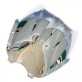 Double Bubble Motorbike Street Bike Windshield For Hyosung Gt125 250r 650r 2005-2017 Chrome