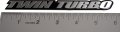 Erpart 2 X Pair Set Twin Turbo Aluminum Emblems Badges For Barabus Tkr Ssc Ultimate Aero Tt Bugatti Veyron Saleen S7