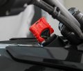 Sautvs Sporty Key Holder For Can Am Spyder Red Ignition Cover Case Shell With Hole Can-am F3 Rt Rt-s St Rsi Accessories 1pcs