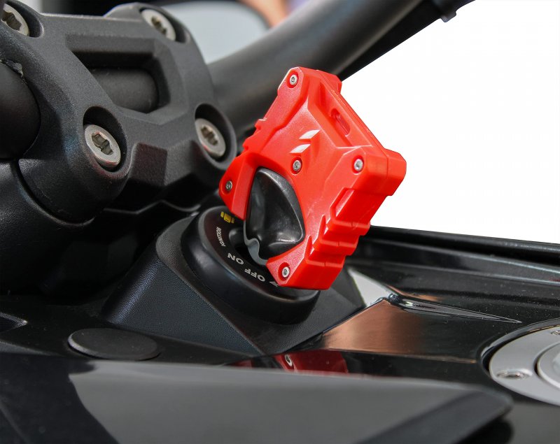 Sporty Key Holder For Can Am Spyder Red Ignition Cover Case Shell With Hole Can-am F3 Rt Rt-s St Rsi Accessories 1pcs