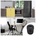 Uxcell 16pcs Inserts For Round Tubes With M8 Thread 19mm 0 75 Od Tube Black Plastic Plug Caster Insert Chair End Caps Furniture