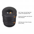 Uxcell 16pcs Inserts For Round Tubes With M8 Thread 19mm 0 75 Od Tube Black Plastic Plug Caster Insert Chair End Caps Furniture