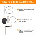 Uxcell 16pcs Inserts For Round Tubes With M8 Thread 19mm 0 75 Od Tube Black Plastic Plug Caster Insert Chair End Caps Furniture