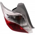Toyota Yaris Hatchback 2012 2014 Tail Light Assembly Unit Driver Side To2818150 81561 52760 Clear And Red Lens Halogen 
