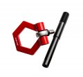 Vms Racing Front Tow Hook In Red Compatible With Chevy Chevrolet Corvette C7 Z06 Zr1 Stingray Oval Track 14-19 2014-2019