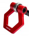 Vms Racing Front Tow Hook In Red Compatible With Chevy Chevrolet Corvette C7 Z06 Zr1 Stingray Oval Track 14-19 2014-2019