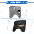 Vekauto Transmission Filter Compatible For Hyundai Accent 2001-2011 Durable Metal Silver Tone Automatic