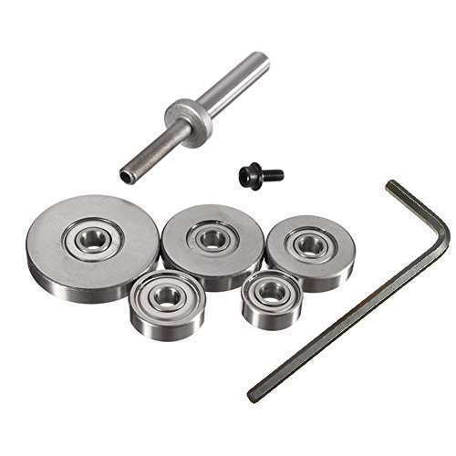 1 2 In Shank Rabbeting Router Bit Set With 6 Bearings For Multiple Depths 8 4 56 3 7 16 1 Carbide Tipped Gy0122 In Shank