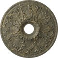 Ekena Millwork Cm23aswhc Ashley Ceiling Medallion 23 7 8 Od X 4 Id 2 1 P Hand-painted Witch Hazel Crackle 