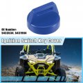 Acropix Ignition Switch Key Fob Cover Shell Case Fit For Polaris Rzr Xp1000 Pack Of 3 Blue