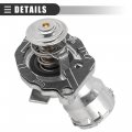 Motoforti Car Auto Thermostat Housing Assembly For Mercedes-benz Cl550 2007-2010 Metal 2722000515 Silver Tone