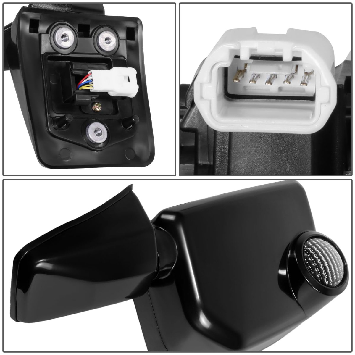 To1320333 Side Door Power Mirror For Toyota Fj Cruiser 2010-2014 Driver Left Paint To Match Black