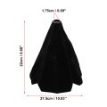 Gear Lever Dust Cover Shift Boot Proof Universal For Vehicle Car Suede Black Line
