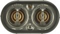 34240 Engine Coolant Thermostat With Jiggle Pins And Check Valves For Air Venting Integrated Water Outlet Housings Seals 
