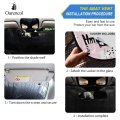 Oarencol Cute Cats Car Windshield Sun Shade Funny Animal Abstract Kitten Cartoon Pink Foldable Uv Ray Visor Protector Sunshade