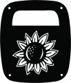 Jeeptails Sunflower Tail Lamp Light Covers For Jeep Wrangler Tj And Yj Black Set Of 2 