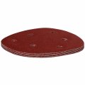 Hifrom 60pcs 5 Inch Sanding Discs 6-hole Dustless Hook-and-loop 120 Grit Sandpaper Assortment For Random Orbital Sander Grinder