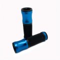 Httmt- Xh4091-blue 7 8 Blue Anti-skid 22mm Aluminum Handlebar Hand Grip For Suzuki Motorcycle 