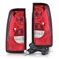 Tail Lights Assembly W Wiring Harness For Chevy Silverado 1500 2500 2003 2004 2005 2006 Left Right Rear Brake Lamps 19169002 