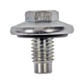 Transmission Drain Plug For Chevy C3500hd 2000 2001 2002 Steel Silver Metric M12 Thread Replacement 24233099 