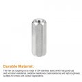 Uxcell M4 X 0 7-pitch 20mm Length Coupling Nuts 5pcs 304 Stainless Steel Metric Hex Rod