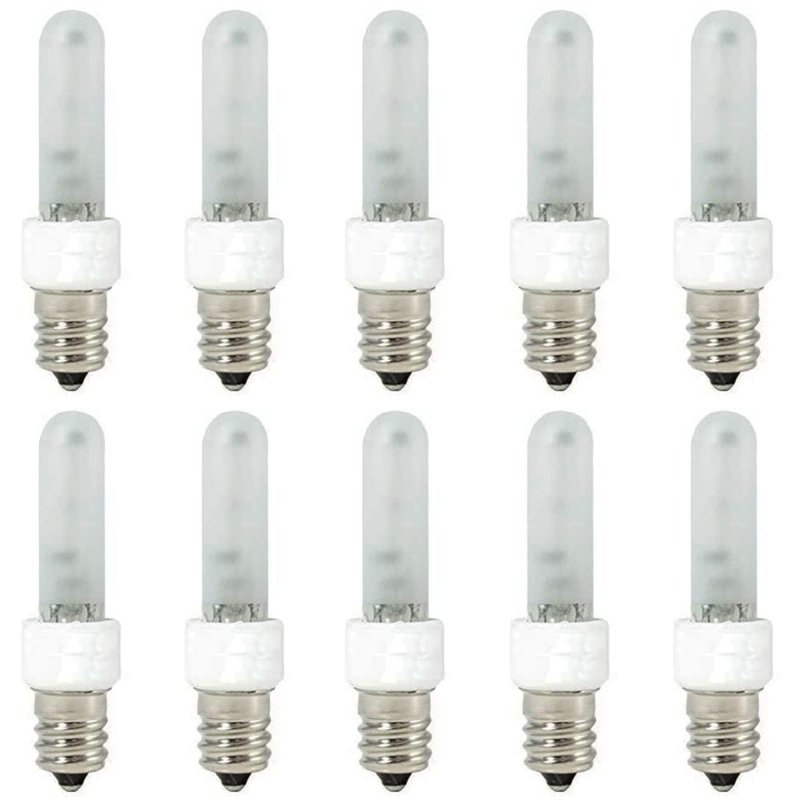 Ciata Lighting Dimmable T3 Xenon E12 Krypton Light Bulb 40 Watt Frosted Pack Of 10