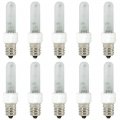 Ciata Lighting Dimmable T3 Xenon E12 Krypton Light Bulb 40 Watt Frosted Pack Of 10