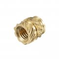 Uxcell Knurled Insert Nut M3 X 5mm L Od Female Thread Brass Embedding 120 Pcs