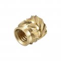 Uxcell Knurled Insert Nut M3 X 5mm L Od Female Thread Brass Embedding 120 Pcs