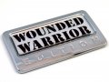 Wounded Warrior Edition Chrome Emblem With Domed Decal Car Auto Badge 3d Sticker