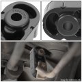 Universal Polyurethane Exhaust Muffler Insulator Hanger Exa-in-004 2 Piece Set With Built Steel Sleeve Heavy Duty Holes Design