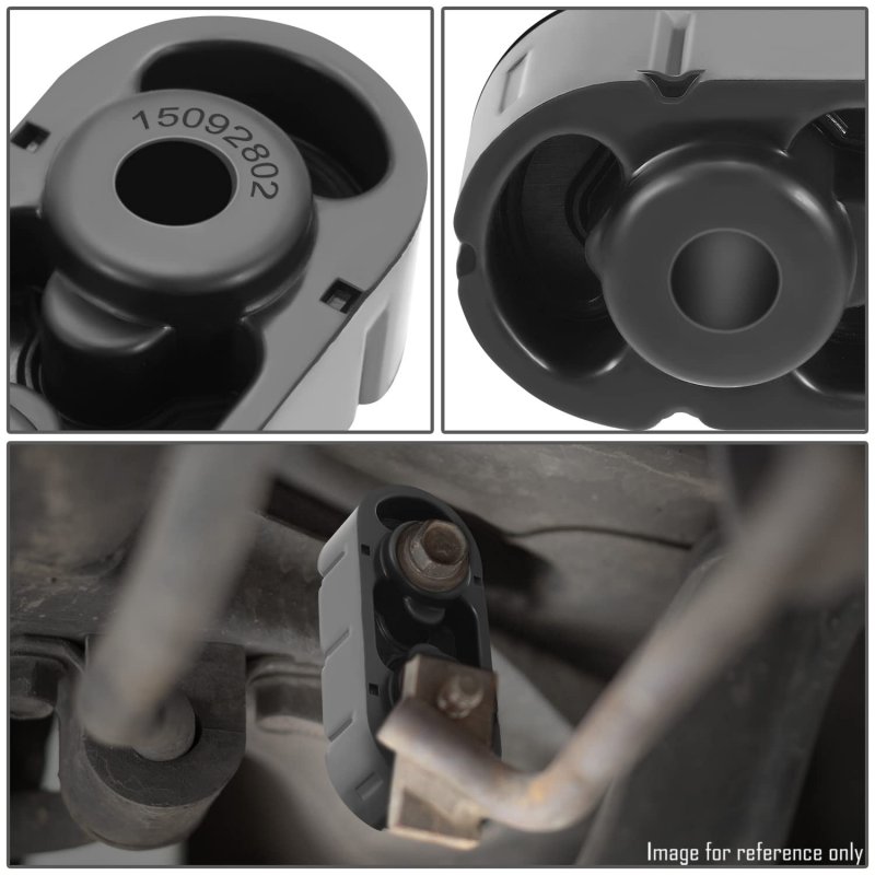 Universal Polyurethane Exhaust Muffler Insulator Hanger Exa-in-004 2 Piece Set With Built Steel Sleeve Heavy Duty Holes Design