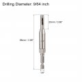 Uxcell Self Centering Hinge Tapper Core Drill Bit Hole Puncher 9 64 Diameter For Woodworking Silver
