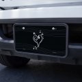 Graphics More Treble Bass Clef Heart Music Black Novelty Metal Vanity Tag License Plate