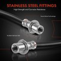 A-premium Rear Passenger Brake Hydraulic Hose Compatible With Select Toyota Models Tacoma 2004 Traction Control And 6 Lug