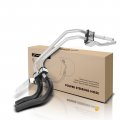 A-premium Power Steering Hose Return Line Assembly Compatible With Infiniti G35 2003-2004 V6 3 5l Cooler To Intermediate