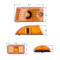 Ocpty 13 Pcs Cab Marker Roof Lights Amber For Hummer H2 2003-2009