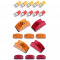 Ocpty 13 Pcs Cab Marker Roof Lights Amber For Hummer H2 2003-2009