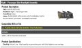 Right Passenger Side Headlight Assembly With Black Bezel Compatible 2004-2012 Chevy Colorado Without Extreme Package