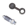 Rear Disc Brake Caliper Bleeder Valve Set For Chevy Silverado 1500 2017 2018 Cap Included 0 141 In Inside Diameter 
