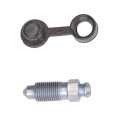 Rear Disc Brake Caliper Bleeder Valve Set For Chevy Silverado 1500 2017 2018 Cap Included 0 141 In Inside Diameter