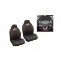 Multi B Ohio State University Buckeyes 2 Seat Covers And Wheelcover With 