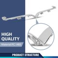 Front Upper Chrome Bumper Grille Trim Molding
