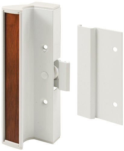 Prime-line Products C 1206 Sliding Door Handle Set White Aluminum