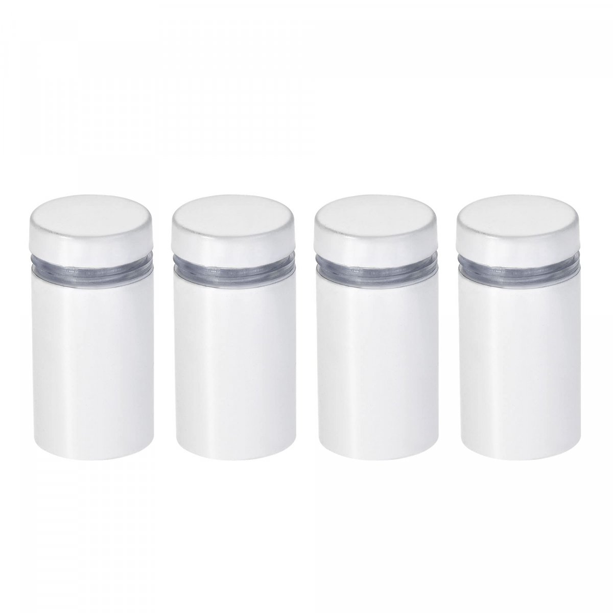 5 8 Dia X 1-1 4 16x32mm Standoff Screws Wall Mount Sign Holders Acrylic Glass Nails White 4pcs