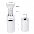 5 8 Dia X 1-1 4 16x32mm Standoff Screws Wall Mount Sign Holders Acrylic Glass Nails White 4pcs